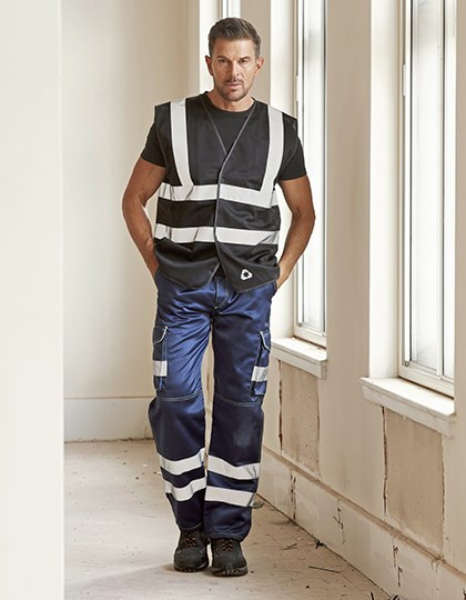 YOKO - Hi-Vis Top Cool Recycled Open Mesh Waistcoat